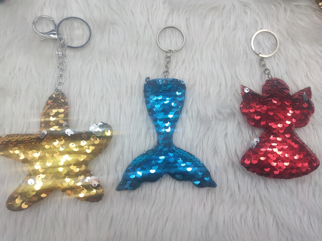 Sequin Multi-Functional Love Bag Animal Pattern Keychain Pendant Series