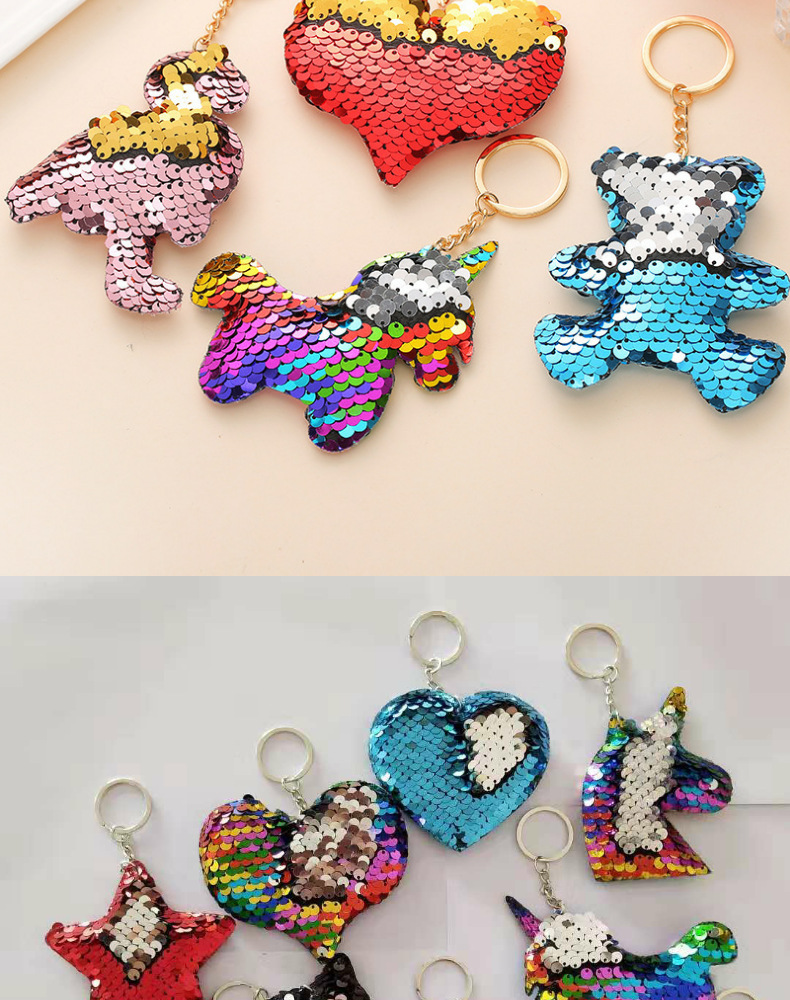 Amazon Hot Sale Sequined Unicorn Keychain Cartoon Christmas Car Key Pendant Gifts in Stock Wholesale Amazon Hot Sale Sequined Unicorn Keychain Cartoon Christmas Car Key Pendant Gifts in Stock Wholesale