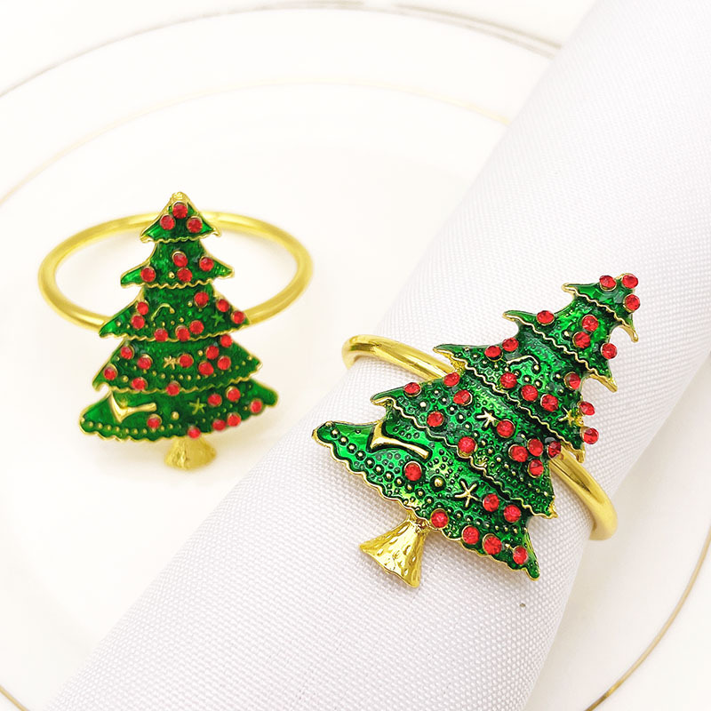 Hotel Western Food Green Christmas Tree Napkin Ring Napkin Ring Alloy Diamond Napkin Ring Napkin Ring Wholesale Hotel Western Food Green Christmas Tree Napkin Ring Napkin Ring Alloy Diamond Napkin Ring Napkin Ring Wholesale