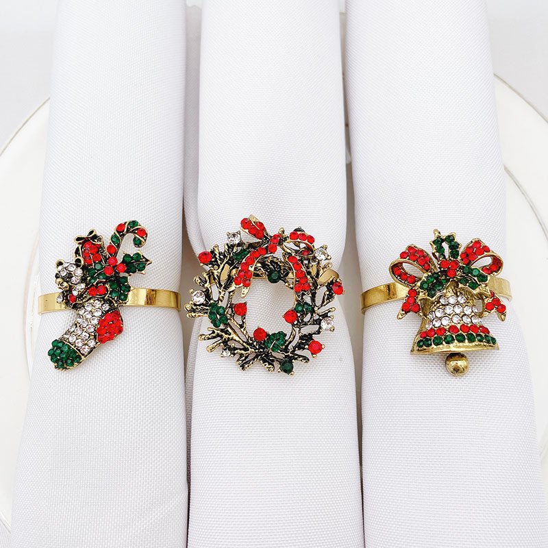 Hotel Western Food Green Christmas Tree Napkin Ring Napkin Ring Alloy Diamond Napkin Ring Napkin Ring Wholesale Hotel Western Food Green Christmas Tree Napkin Ring Napkin Ring Alloy Diamond Napkin Ring Napkin Ring Wholesale