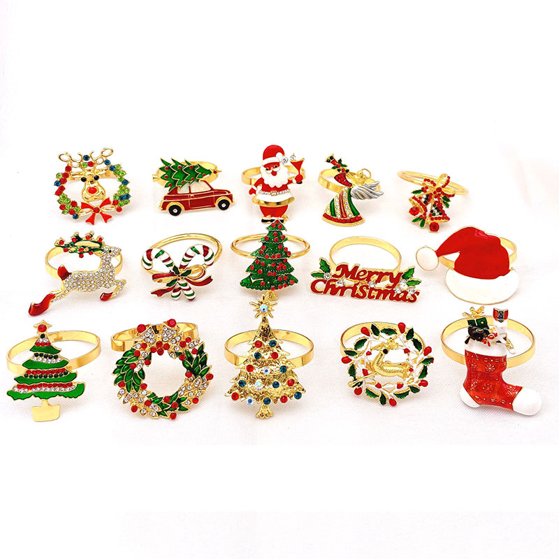 Hotel Western Food Green Christmas Tree Napkin Ring Napkin Ring Alloy Diamond Napkin Ring Napkin Ring Wholesale Hotel Western Food Green Christmas Tree Napkin Ring Napkin Ring Alloy Diamond Napkin Ring Napkin Ring Wholesale