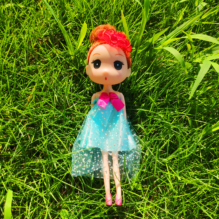 New Korean Style DIY Barbie Doll 16cm Ddung Decorative Pendant Girls' Children's Toy 1 Yuan Keychain New Korean Style DIY Barbie Doll 16cm Ddung Decorative Pendant Girls' Children's Toy 1 Yuan Keychain