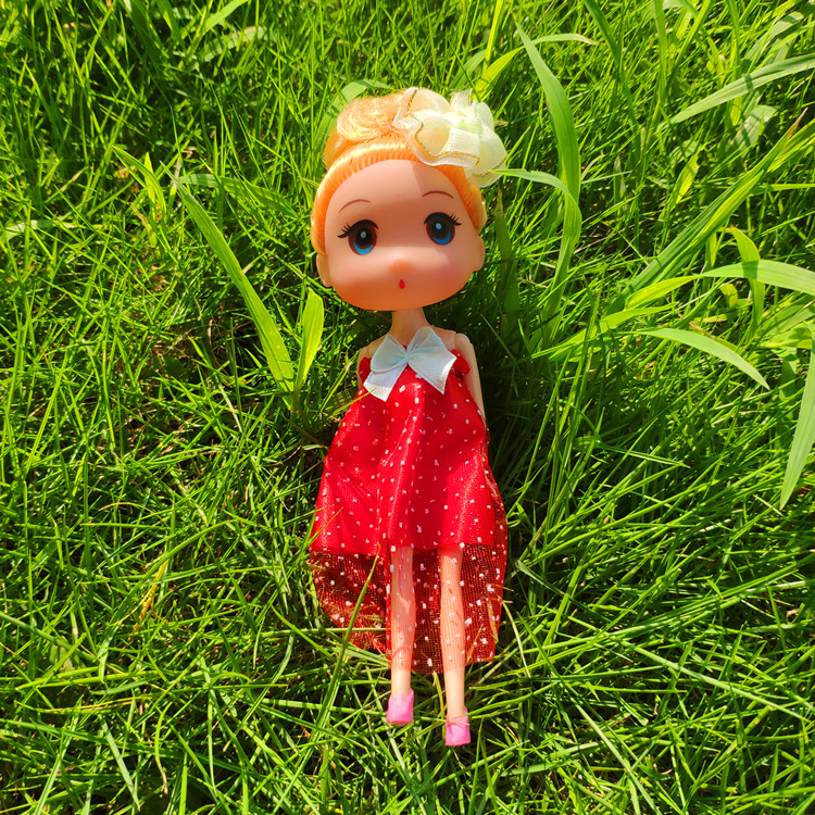 New Korean Style DIY Barbie Doll 16cm Ddung Decorative Pendant Girls' Children's Toy 1 Yuan Keychain New Korean Style DIY Barbie Doll 16cm Ddung Decorative Pendant Girls' Children's Toy 1 Yuan Keychain