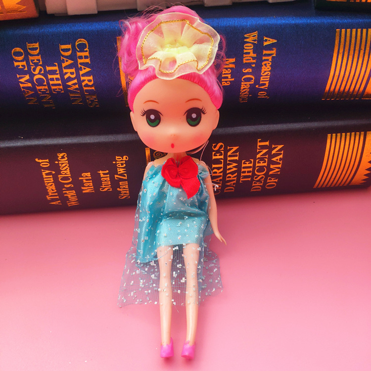 New Korean Style DIY Barbie Doll 16cm Ddung Decorative Pendant Girls' Children's Toy 1 Yuan Keychain New Korean Style DIY Barbie Doll 16cm Ddung Decorative Pendant Girls' Children's Toy 1 Yuan Keychain