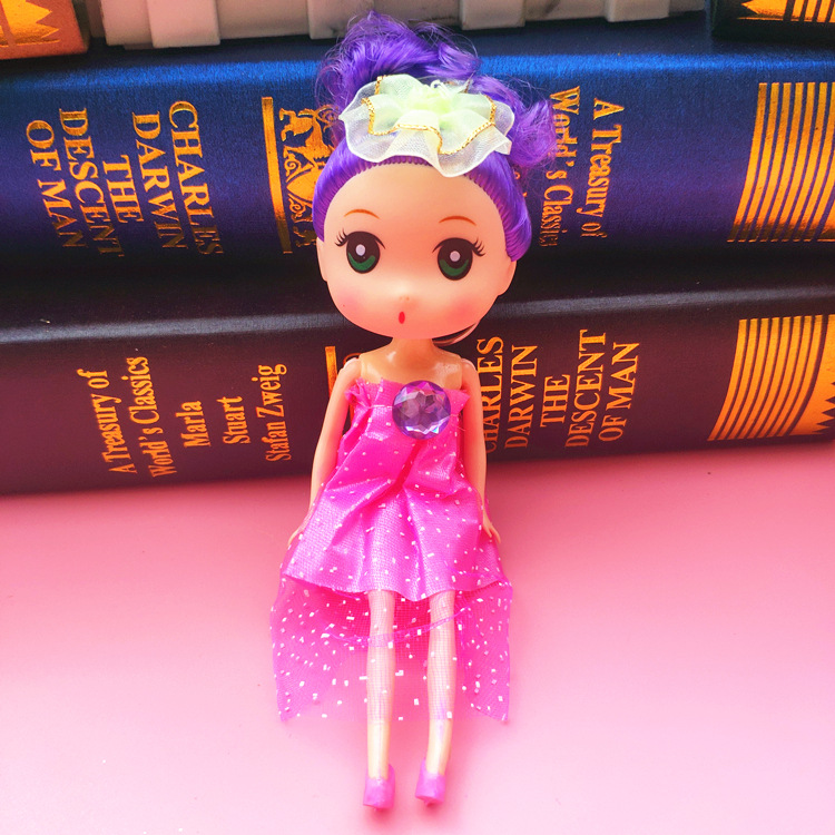New Korean Style DIY Barbie Doll 16cm Ddung Decorative Pendant Girls' Children's Toy 1 Yuan Keychain New Korean Style DIY Barbie Doll 16cm Ddung Decorative Pendant Girls' Children's Toy 1 Yuan Keychain