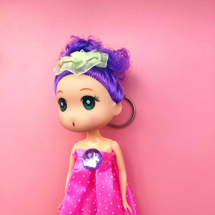 New Korean Style DIY Barbie Doll 16cm Ddung Decorative Pendant Girls' Children's Toy 1 Yuan Keychain New Korean Style DIY Barbie Doll 16cm Ddung Decorative Pendant Girls' Children's Toy 1 Yuan Keychain