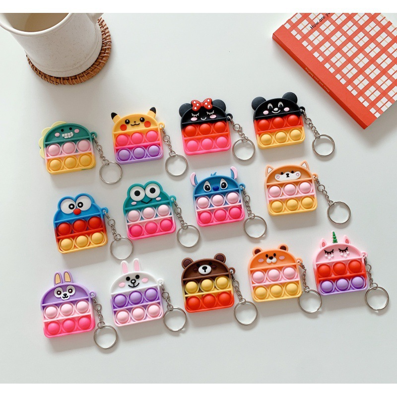 Amazon Mouse Killer Pioneer Keychain Pendant Finger Bubble Music Mouse Killer Pioneer Decompression Keychain Decompression Toy