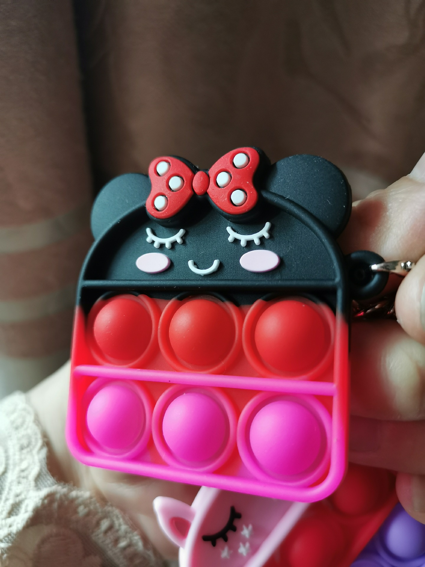 Amazon Mouse Killer Pioneer Keychain Pendant Finger Bubble Music Mouse Killer Pioneer Decompression Keychain Decompression Toy