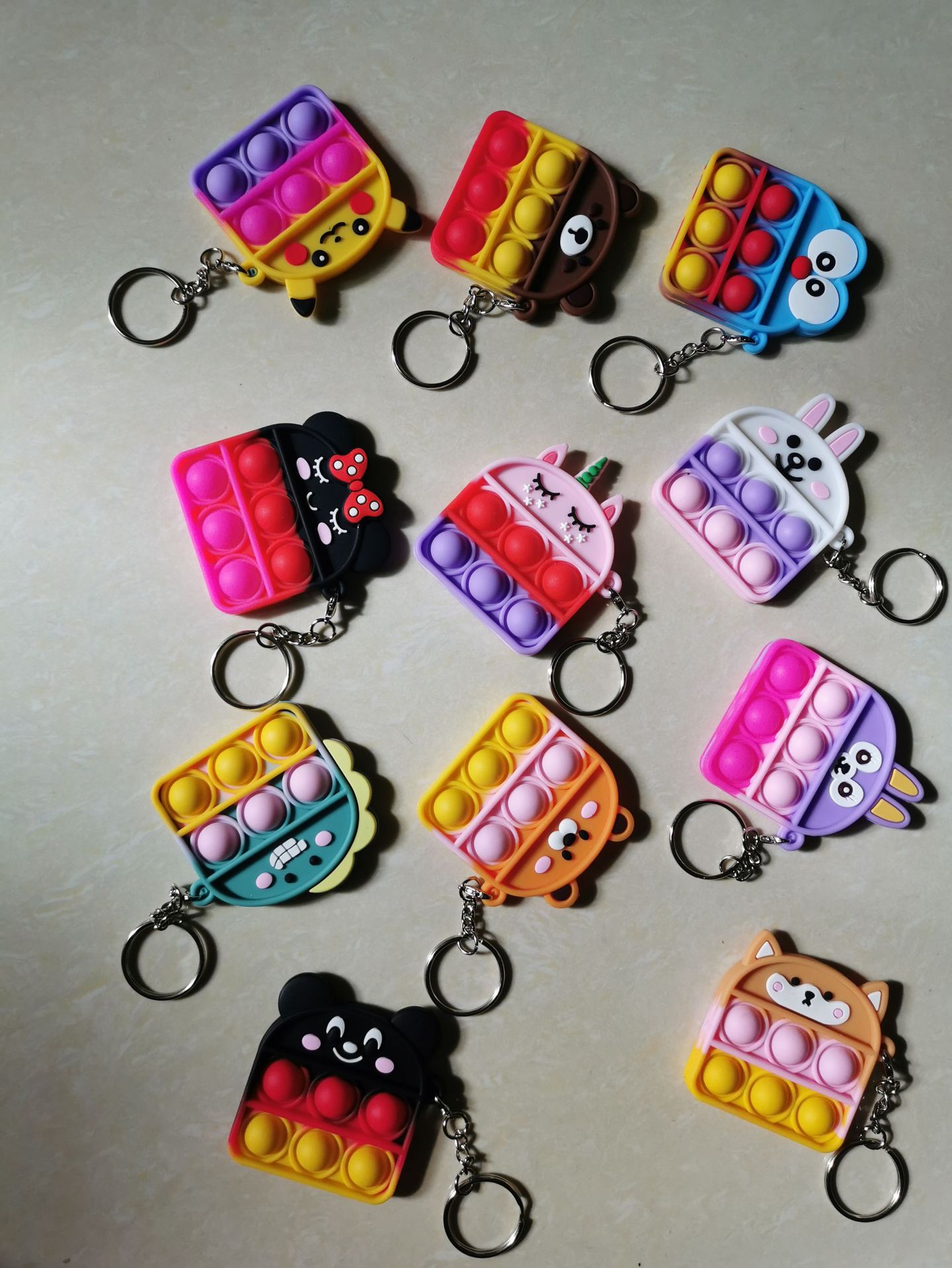 Amazon Mouse Killer Pioneer Keychain Pendant Finger Bubble Music Mouse Killer Pioneer Decompression Keychain Decompression Toy