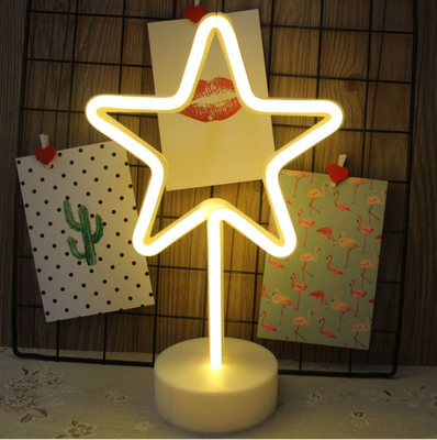 Ins neon LED letters love star flamingo small night light decoration lights decoration Christmas lights