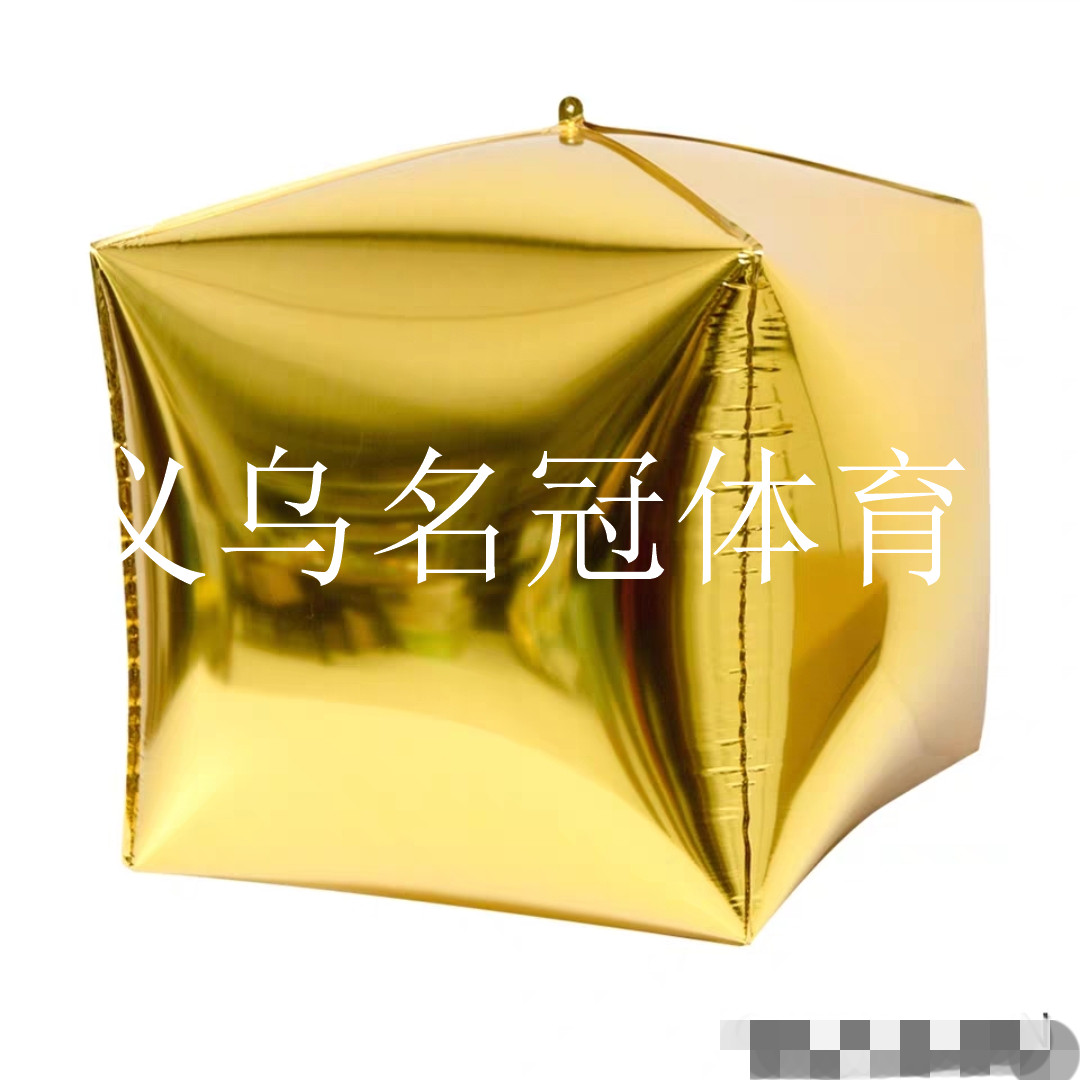 24 \&#034;4D stereoscopic aluminum film balloon birthday party background wall window photo decoration balloon gift box