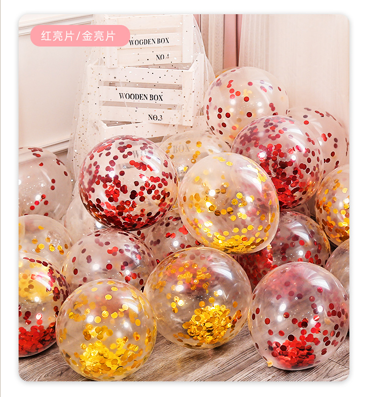 Sequin Balloon Wholesale Online Red Balloon Wedding Balloons Birthday Balloon Party Decoration Scene Layout Confession Balloon