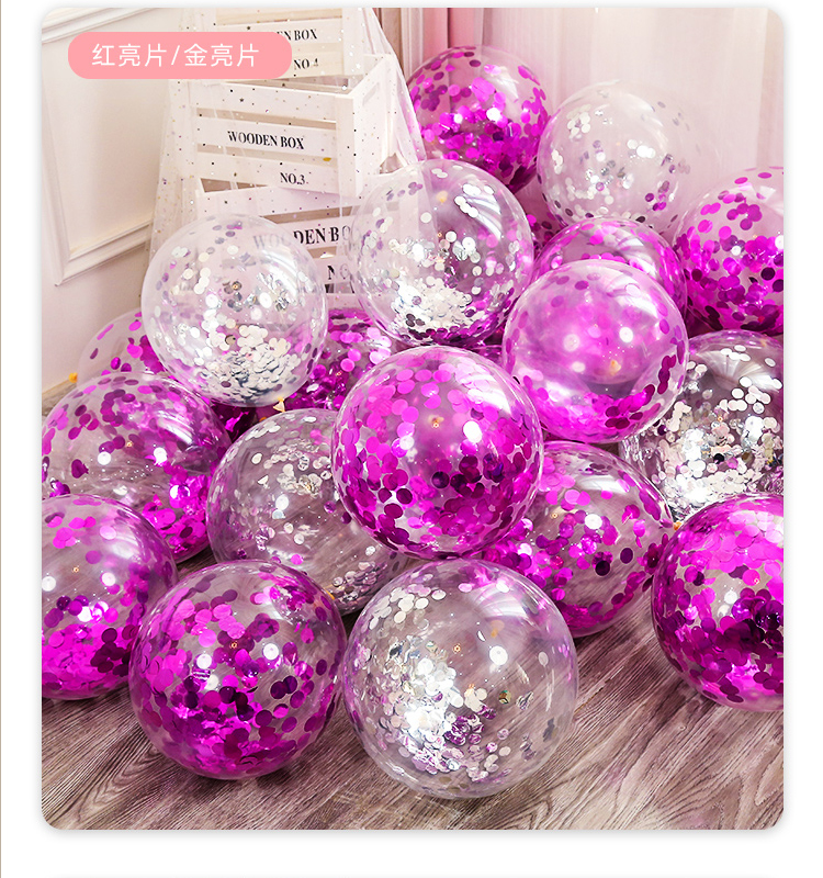 Sequin Balloon Wholesale Online Red Balloon Wedding Balloons Birthday Balloon Party Decoration Scene Layout Confession Balloon