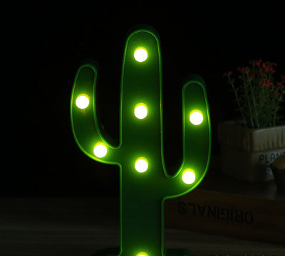 Led shape lamp cactus ins hot style decorative Christmas lights children decorate small night lights.