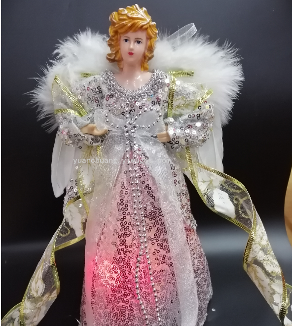 Christmas Angel Ornaments with Lights Angel Ornaments Christmas Decorations Christmas Tree Top Decoration New