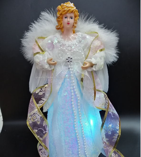 Christmas Angel Ornaments with Lights Angel Ornaments Christmas Decorations Christmas Tree Top Decoration New