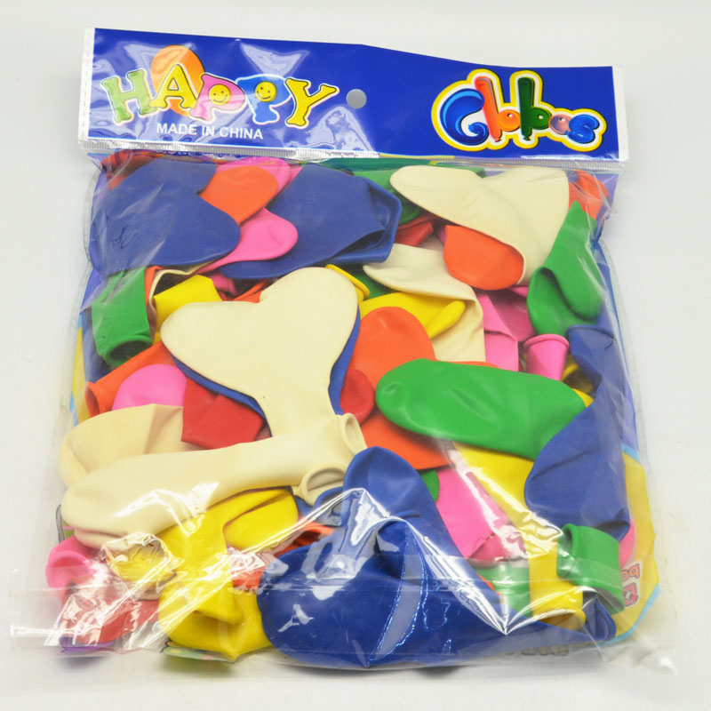 Mixed or pure latex love balloon inflatable toys