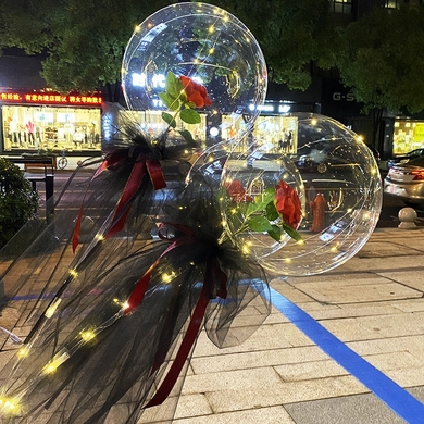 2021 New Internet Celebrity Bounce Ball with Light Bounce Ball Rose Balloon Manufacturer 2021 New Internet Celebrity Bounce Ball with Light Bounce Ball Rose Balloon Manufacturer