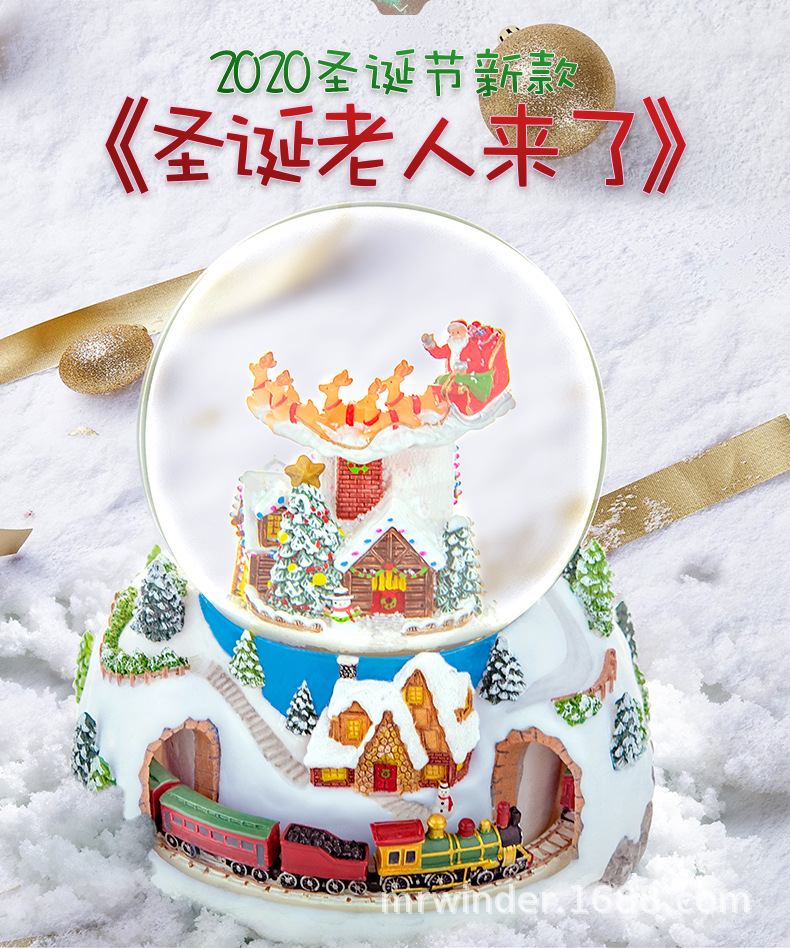 Whole Floating Snowflake Crystal Ball Music Box Music Box Christmas Gift CrossBorder ECommerce Whole Floating Snowflake Crystal Ball Music Box Music Box Christmas Gift CrossBorder ECommerce