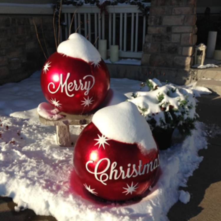 Christmas Jewelry Ball Outdoor Fun Holiday Atmosphere Crafts PVC Inflatable Toy Ball Independent Station Cross-Border Hot