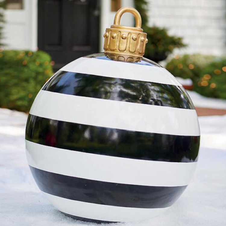 Christmas Jewelry Ball Outdoor Fun Holiday Atmosphere Crafts PVC Inflatable Toy Ball Independent Station Cross-Border Hot
