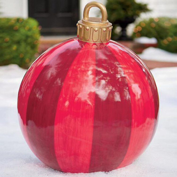 Christmas Jewelry Ball Outdoor Fun Holiday Atmosphere Crafts PVC Inflatable Toy Ball Independent Station Cross-Border Hot