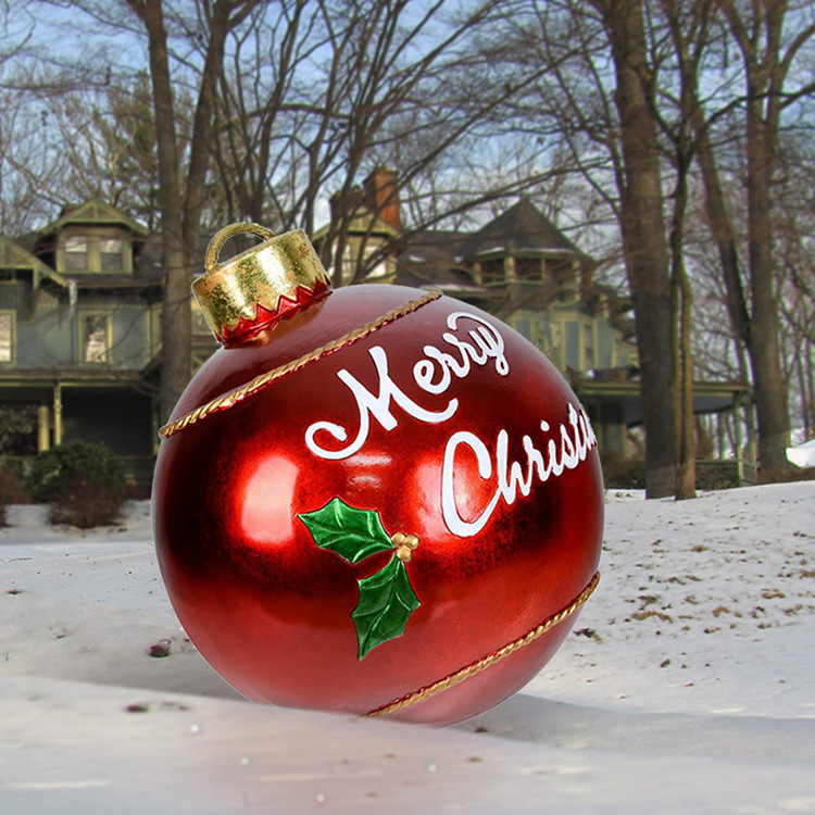Christmas Jewelry Ball Outdoor Fun Holiday Atmosphere Crafts PVC Inflatable Toy Ball Independent Station Cross-Border Hot