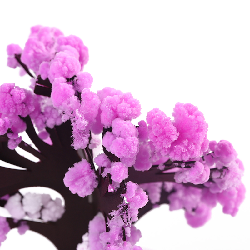 Romantic Cherry Blossoms Tree Colorful Magic Christmas Tree DIY Fun Pediatrics Toy Paper Tree Flowering