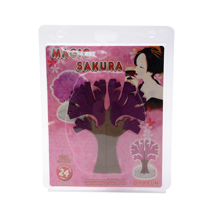 Romantic Cherry Blossoms Tree Colorful Magic Christmas Tree DIY Fun Pediatrics Toy Paper Tree Flowering