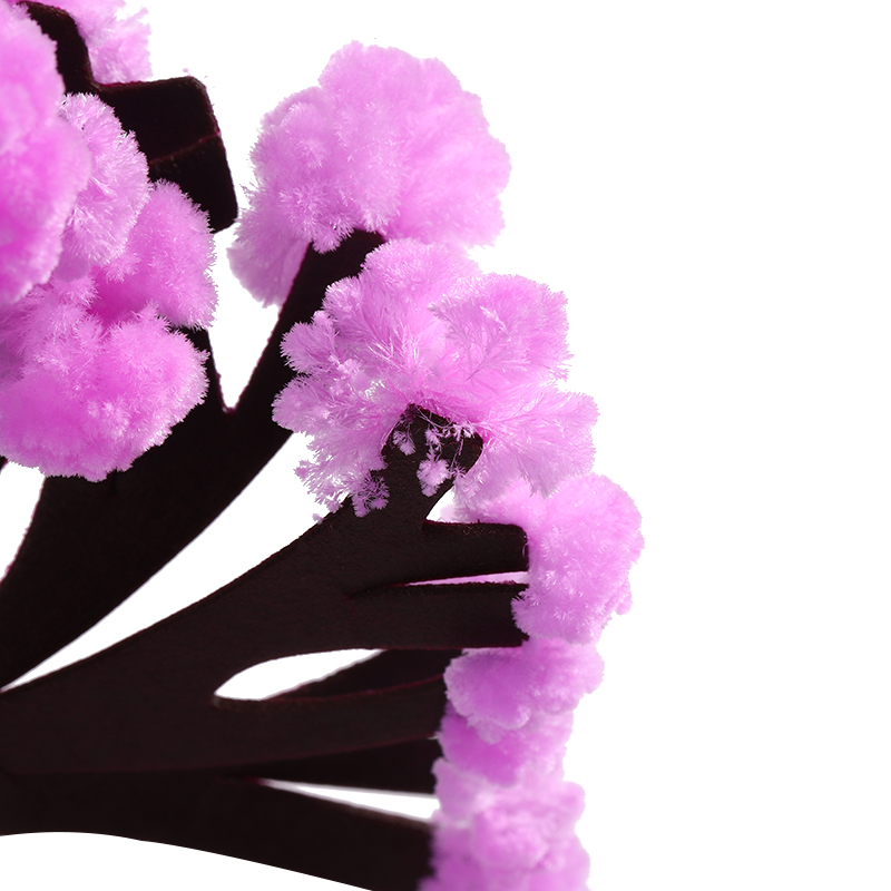 Romantic Cherry Blossoms Tree Colorful Magic Christmas Tree DIY Fun Pediatrics Toy Paper Tree Flowering