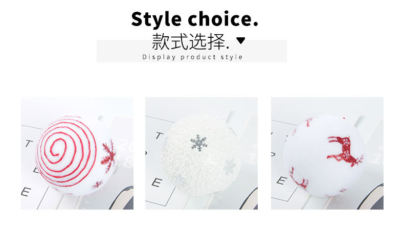 Ball Christmas Decorations Christmas Gift Bag Christmas Tree Ornaments Large Quantity and Excellent Price Supplier