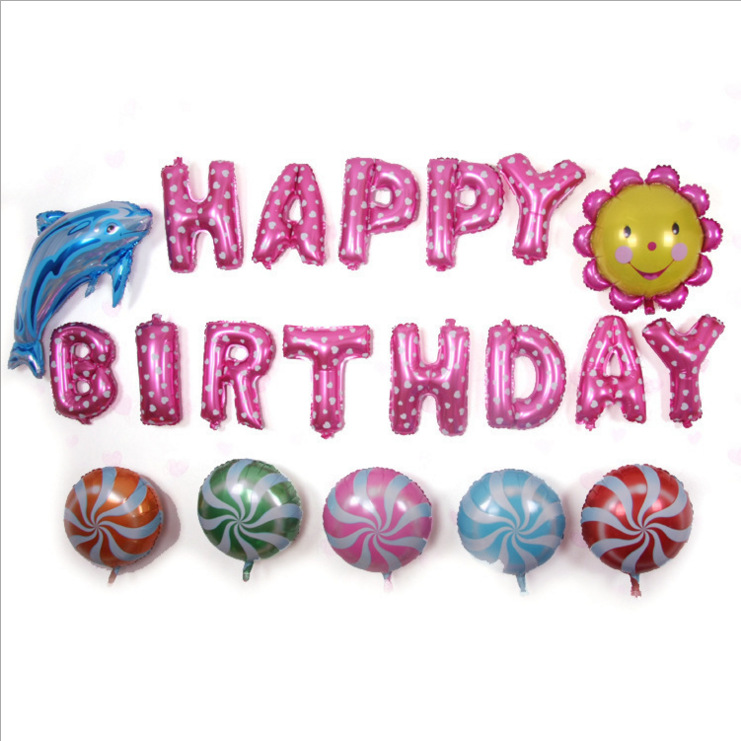 Happy Birthday Happy Birthday Birthday Letter Set Birthday Party Aluminum Balloon Birthday Balloon Wholesale Happy Birthday Happy Birthday Birthday Letter Set Birthday Party Aluminum Balloon Birthday Balloon Wholesale