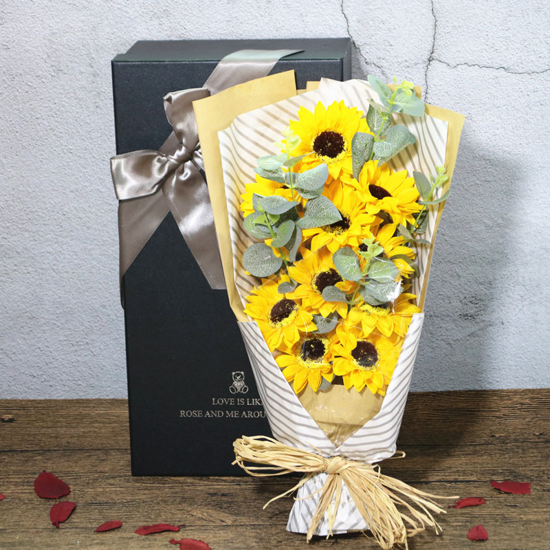 Rose Soap Flower Creative Soap Flower Mini Bouquet 520 Valentine's Day Wedding Commemorative Christmas Novelty Gift