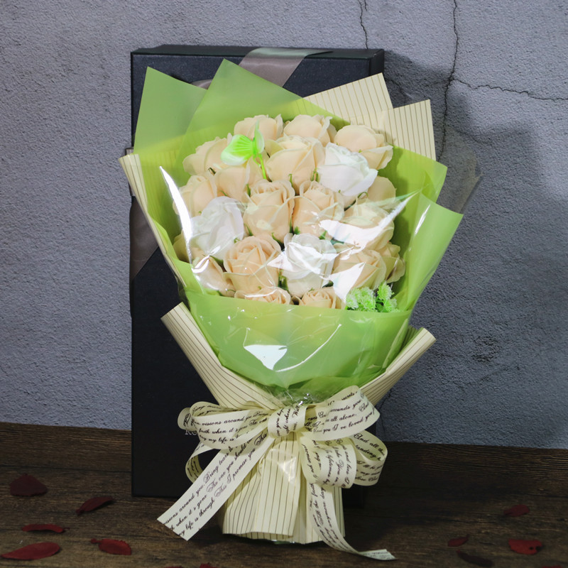 Rose Soap Flower Creative Soap Flower Mini Bouquet 520 Valentine's Day Wedding Commemorative Christmas Novelty Gift