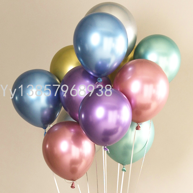 Factory Direct Sales Latex Pearlescent Metal Balloon Manual Electric Air Pump and Other Birthday and Holiday Party Supplies