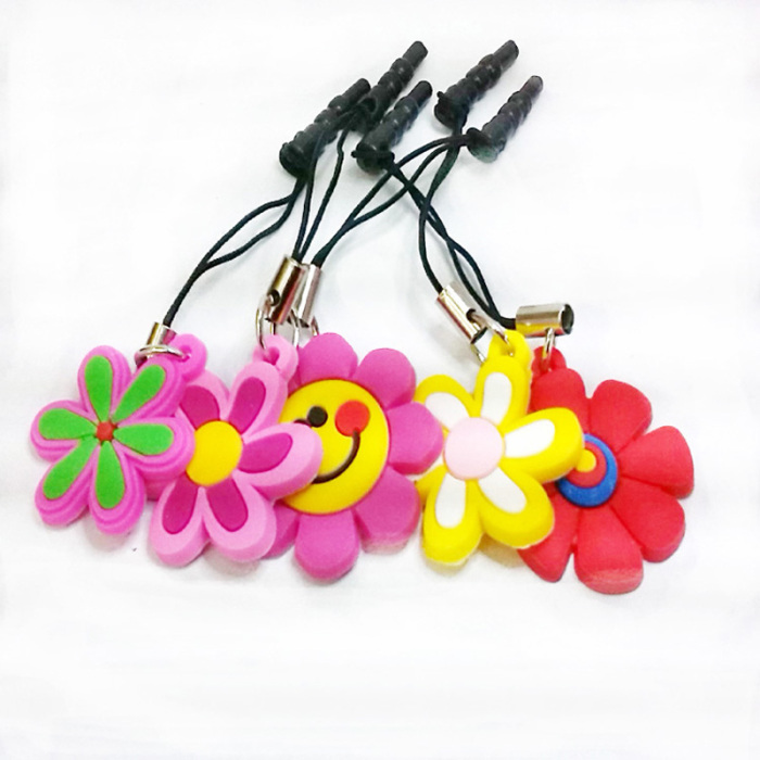Valentine's Day Gifts Christmas gifts flowers cartoon mobile phone pendant dust plug Valentine's Day Gifts Christmas gifts flowers cartoon mobile phone pendant dust plug