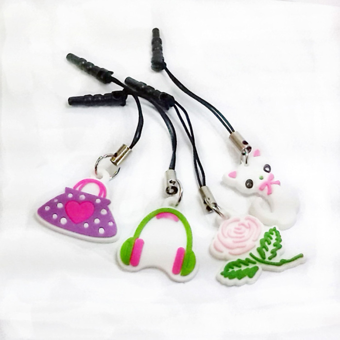 Valentine's Day Gifts Christmas gifts flowers cartoon mobile phone pendant dust plug Valentine's Day Gifts Christmas gifts flowers cartoon mobile phone pendant dust plug