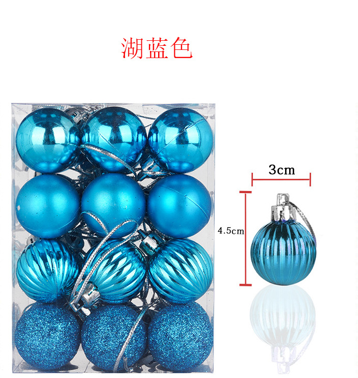 EBay Amazon Hot Selling Christmas Shaped Ball 3cm24 Plastic Christmas Color Ball Christmas Tree Small Pendant EBay Amazon Hot Selling Christmas Shaped Ball 3cm24 Plastic Christmas Color Ball Christmas Tree Small Pendant