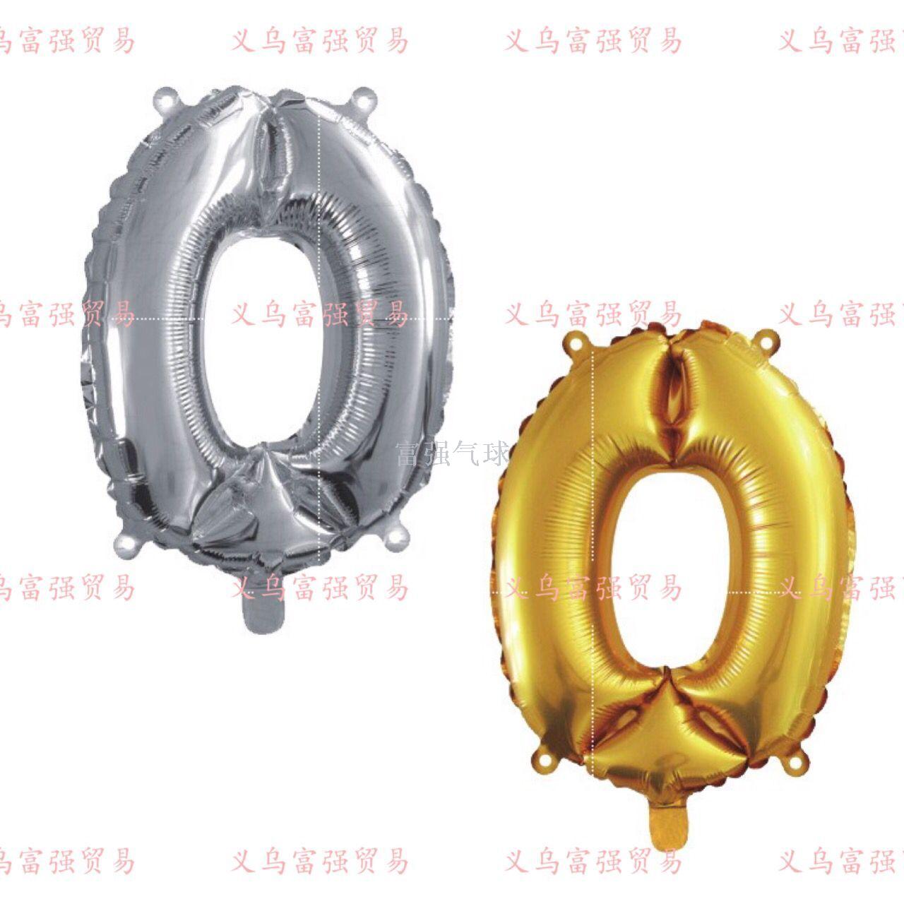 Factory direct aluminum balloon balloon digital balloon birthday party festive supplies Factory direct aluminum balloon balloon digital balloon birthday party festive supplies