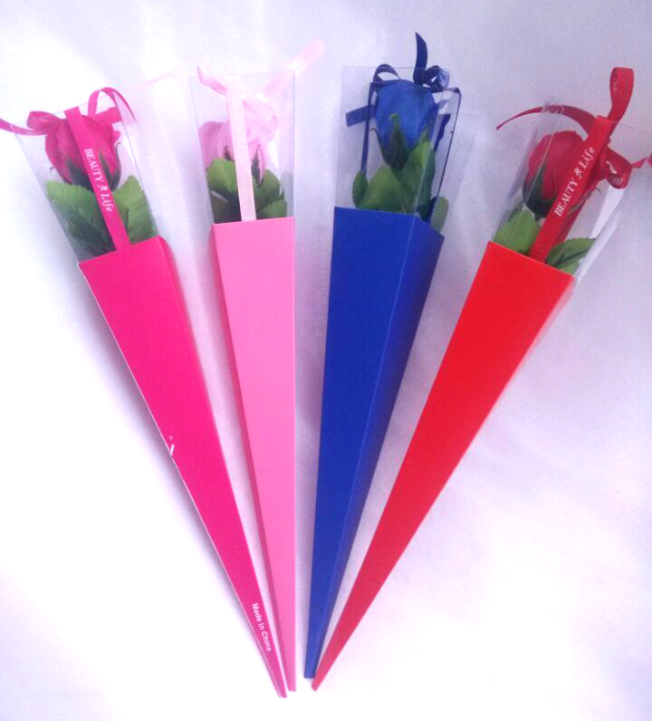 Christmas High Simulation Single Rose Soap Flower Preserved Fresh Flower Qixi Valentine&#039;s Day Mother&#039;s Day Teacher&#039;s Day Gift Wholesale