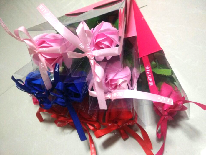 Christmas High Simulation Single Rose Soap Flower Preserved Fresh Flower Qixi Valentine's Day Mother's Day Teacher's Day Gift Wholesale