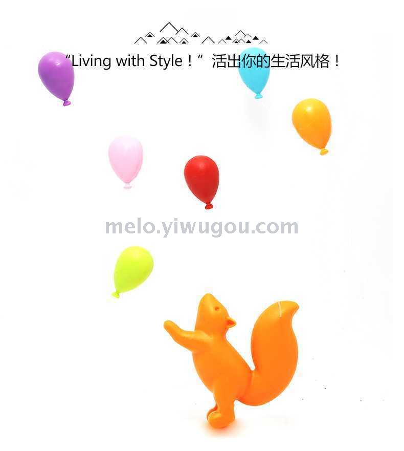 Balloon magnet refrigerator sticker
