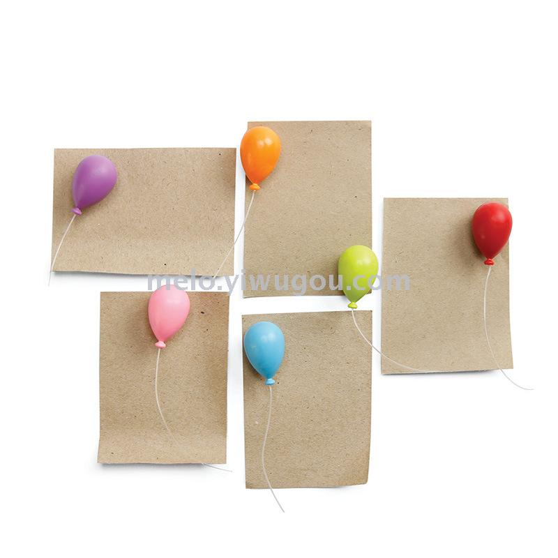 Balloon magnet refrigerator sticker
