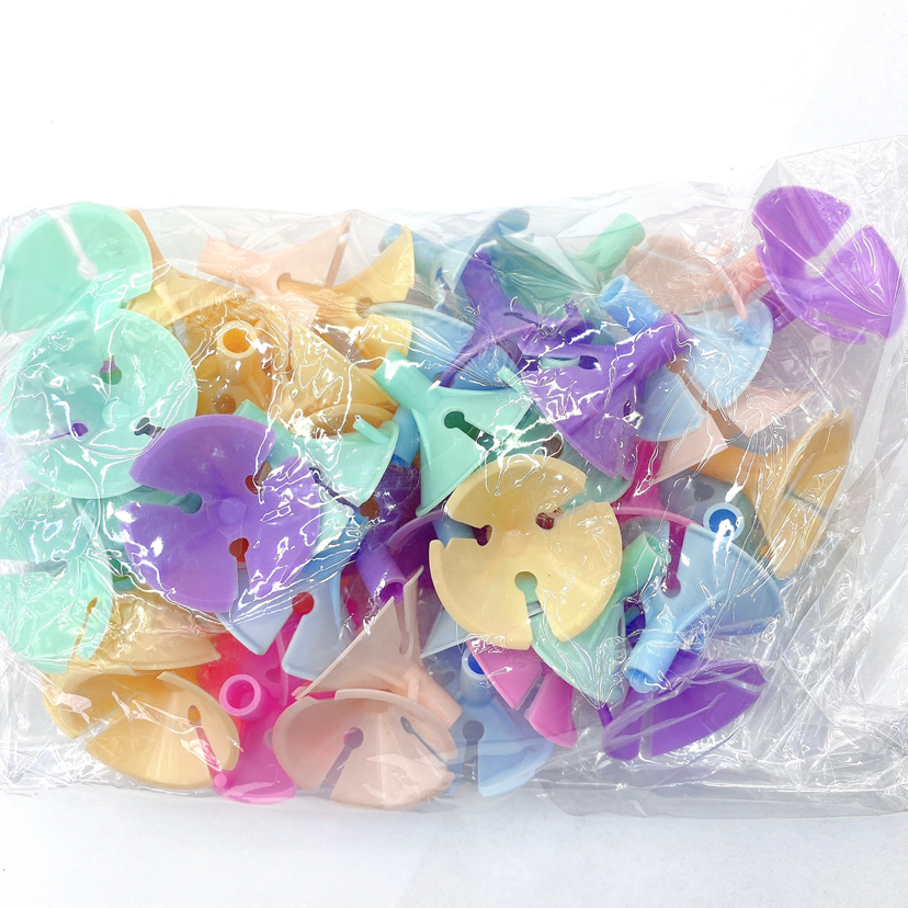 Factory Direct Sales Color Printing Balloon Set with Balloon Rod 100 Pieces Party Decoration Rubber Balloons