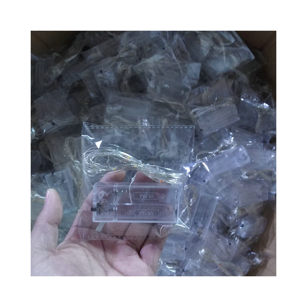 Led Copper Wire Lamp String Battery Box Christmas Decorative Balloon Light Bounce Ball Light Copper Wire Light String