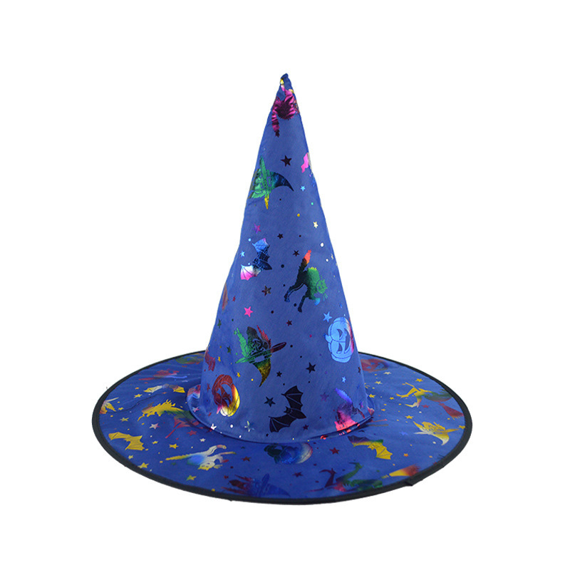 Halloween Headdress Hat Adult Female Witch Cos Wizard&#039;s Hat Wizard Hat Children Witch Performance Props Supplies