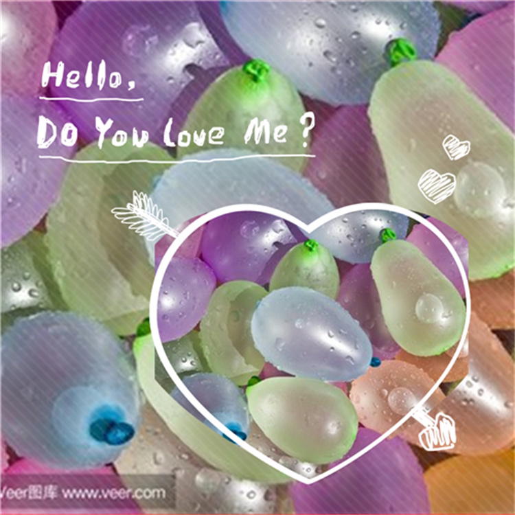 Factory Direct Sales Rainbow Color Bags of Water Balloon Water Balloon Vent Ball Water Ball Customized Summer Hot Sale