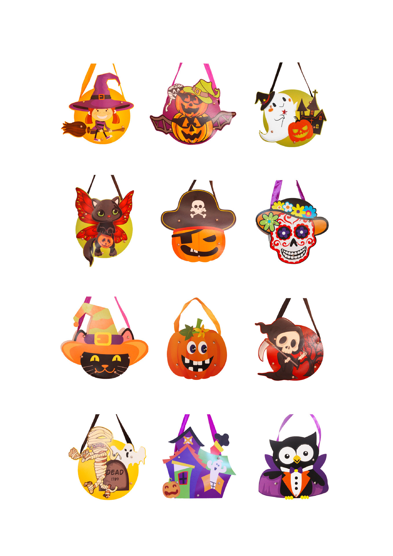 Factory Direct Sales Halloween Paper Carrier Bag Christmas Eve Decoration Party Supplies Cartoon Pumpkin Bucket Candy Bag Factory Direct Sales Halloween Paper Carrier Bag Christmas Eve Decoration Party Supplies Cartoon Pumpkin Bucket Candy Bag