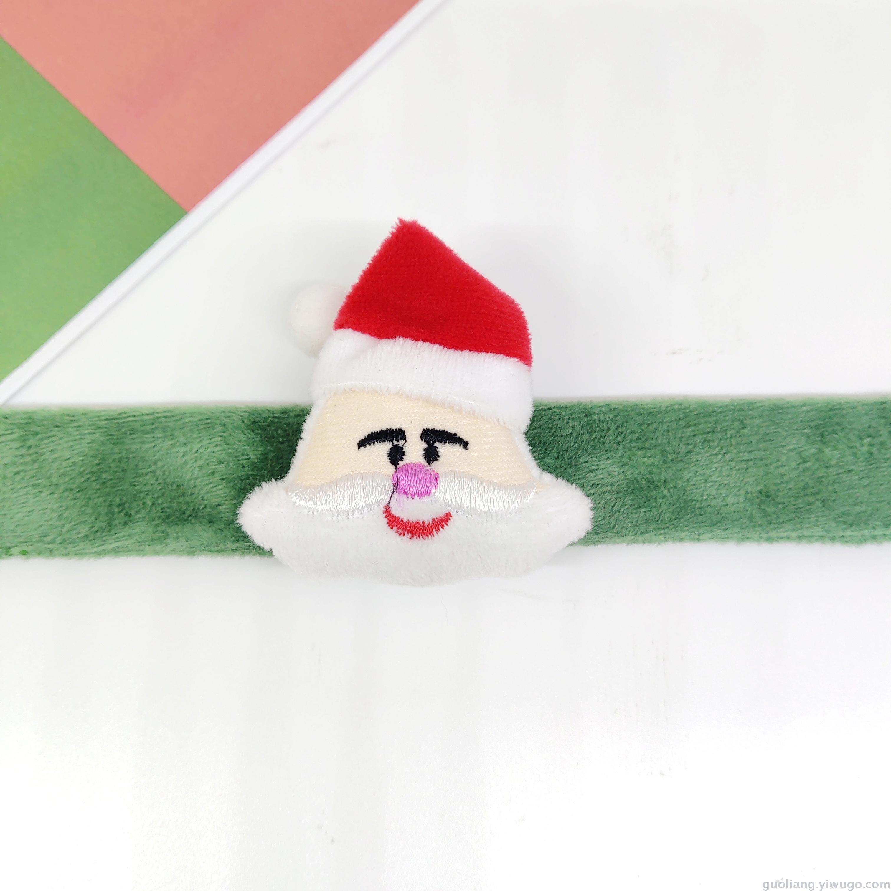 Cross-border trade Santa Claus Milu deer pat-ring gift bracelet stuffed toy gift Christmas pat-ring Cross-border trade Santa Claus Milu deer pat-ring gift bracelet stuffed toy gift Christmas pat-ring