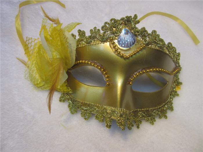 [factory direct sales] three root hair root hair paste cloth embroidery butterfly dance Mask Halloween party supplies